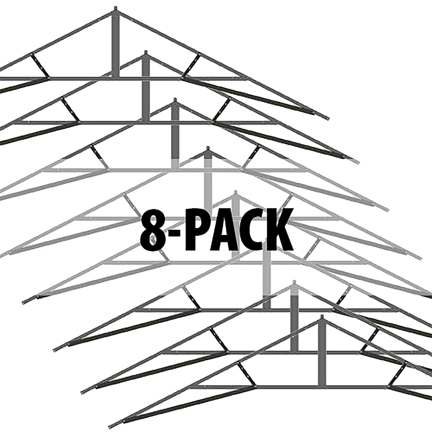LIFETIME 60273 11'. Shed Snow Load Kit, 8 Pack