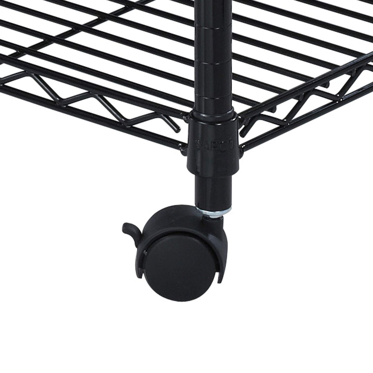 Safco Compact Rolling Cart, Fits Letter and Legal-Size Hanging Folders, Mobile File Storage, Steel, Black