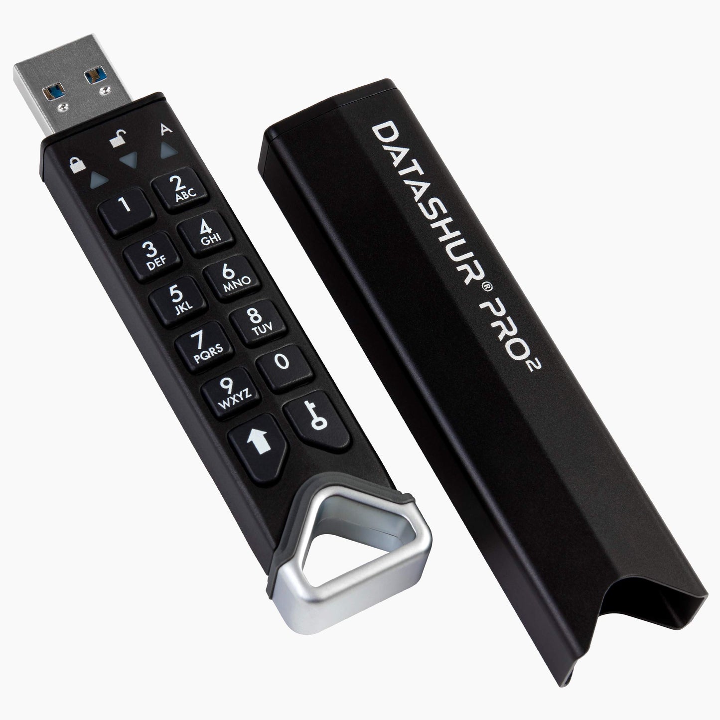 iStorage datAshur PRO2 256 GB | Secure Flash Drive | FIPS 140-2 Level 3 Certified | Password protected | Dust/Water-Resistant