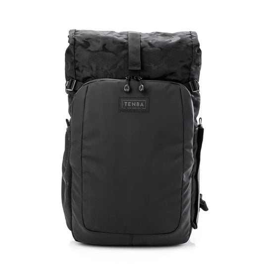 Tenba Fulton v2 14L All Weather Backpack for Mirrorless and DSLR cameras and lenses – Black/Black Camo (637-735)