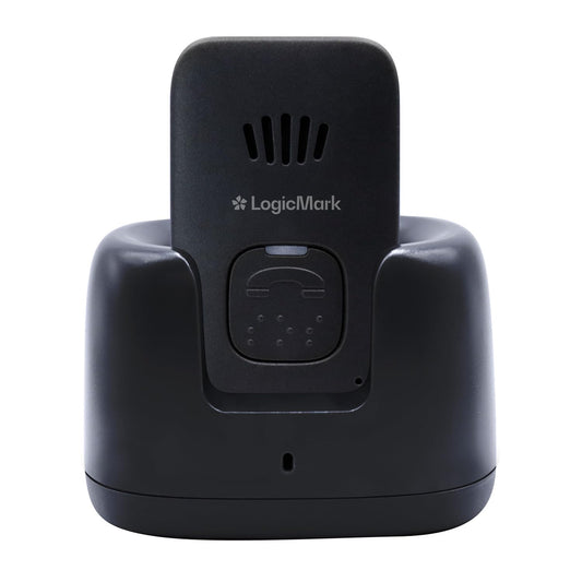 LogicMark Guardian Alert 911 Plus – No Monthly Fees, 2-Way Emergency Pendant for Seniors, with Fall Detection, Water Resistant, Direct 911 Connection Without a Landline
