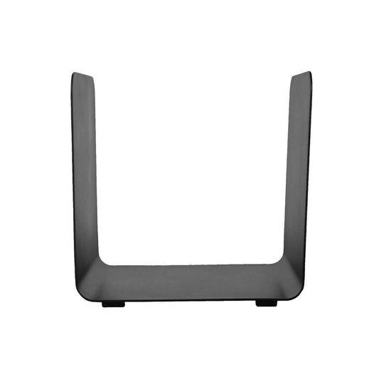 RTS Home Accents Minimalist Firewood Log Holder, Indoor or Outdoor, Black