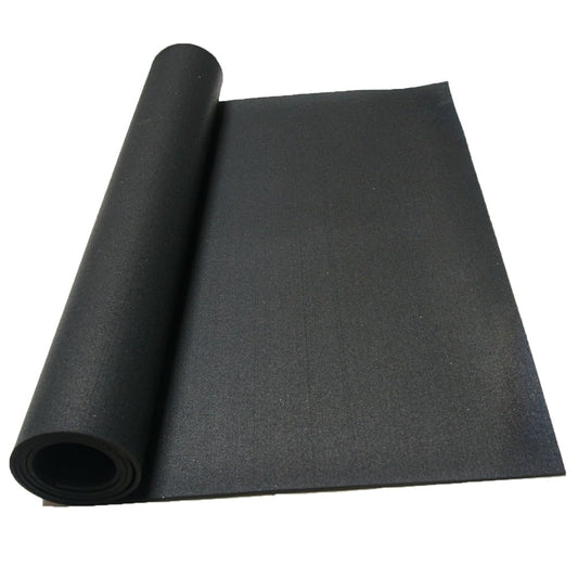 Rubber-Cal Recycled Rubber Flooring Roll - 1/4 in. x 4 ft. x 9 ft. - Black