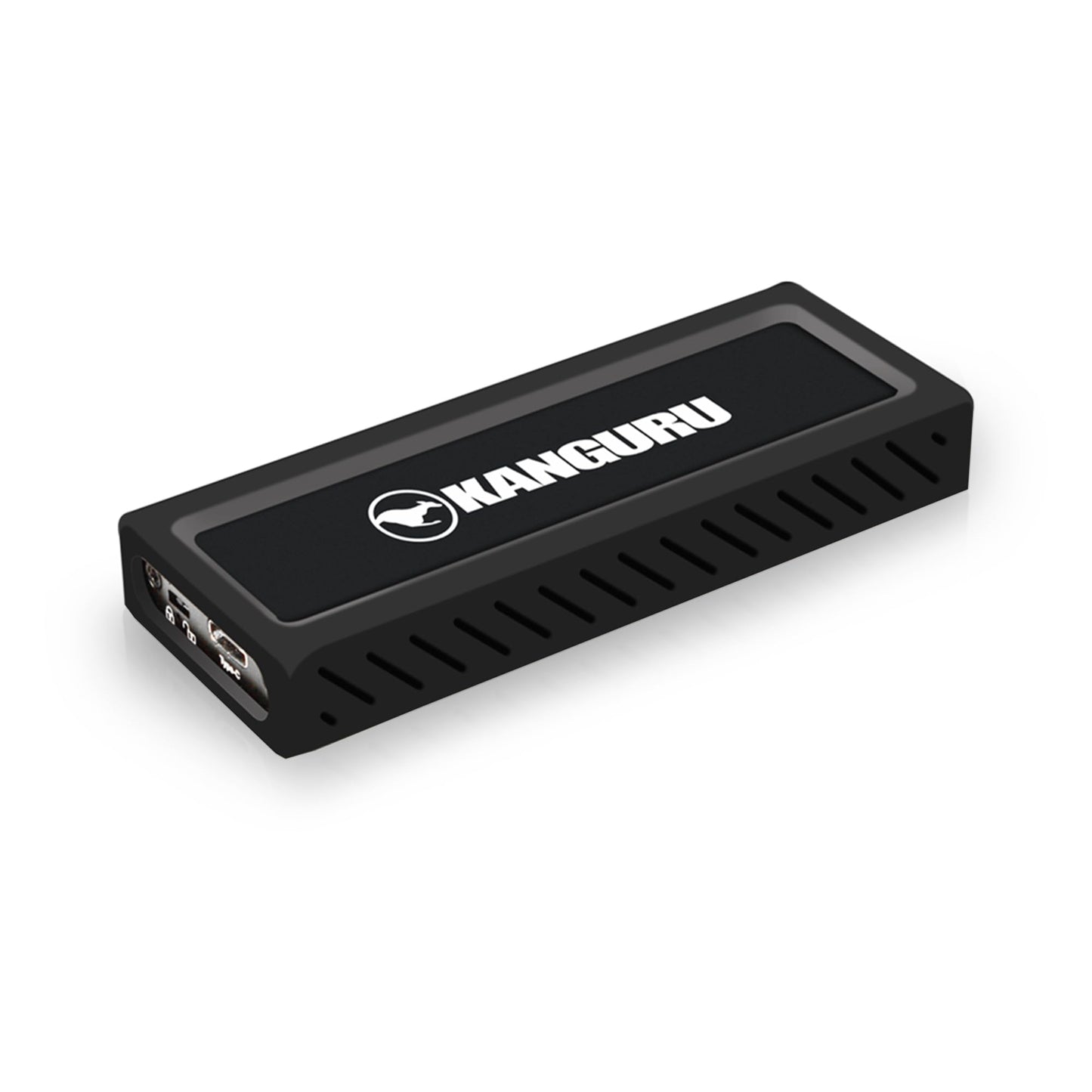 Kanguru UltraLock 1 TB USB-C M.2 NVMe - Portable External Solid State Drive – SuperSpeed+ USB 3.1 Gen 2