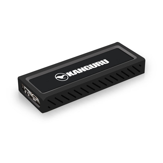 Kanguru UltraLock 1 TB USB-C M.2 NVMe - Portable External Solid State Drive – SuperSpeed+ USB 3.1 Gen 2