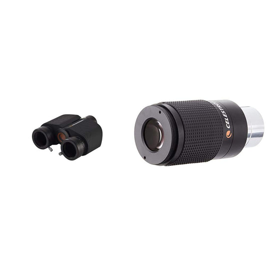 Celestron Stereo Binocular Viewer for Telescopes and Celestron - Zoom Eyepiece for Telescope - Versatile 8mm-24mm Zoom