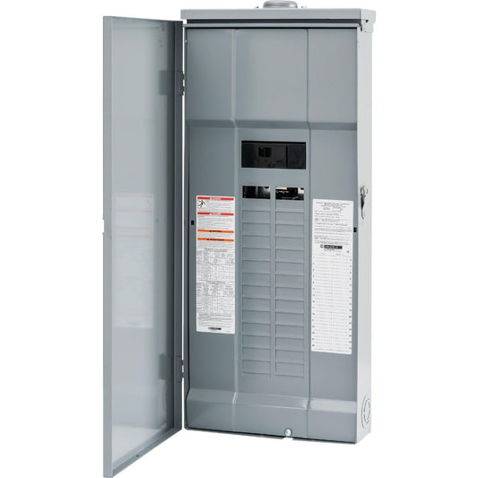 Square D - HOM3060M200PRB Homeline 200 Amp 30-Space 60-Circuit Outdoor Main Breaker Load Center (Plug-on Neutral Ready),