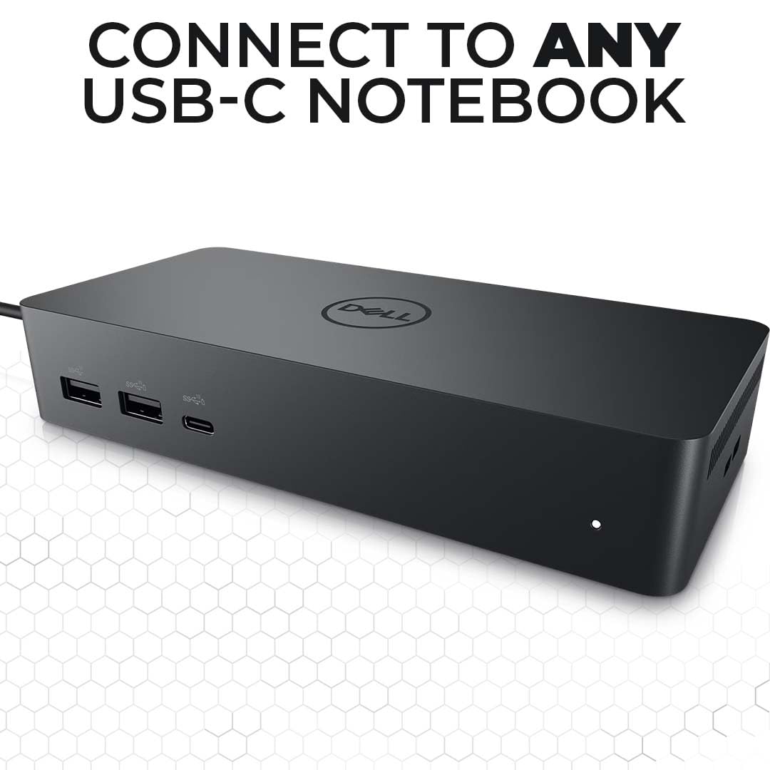 Crossery Dell UD22 Docking Station Bundle - Includes Dell Universal Dock UD22, HDMI & Ethernet Cable, 130W Power Adapter - USB-C Laptop Docking Station - Efficient Connectivity Solution (Renewed)