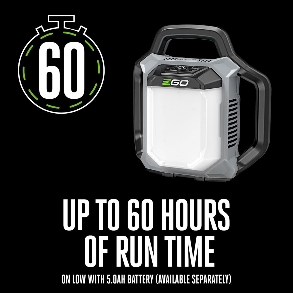 EGO Power+ Portable Compact Light, Rechargeable, Up to 3,000 Lumens Work Light, Battery and Charger Not Included - LT0300
