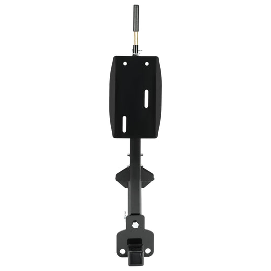 HECASA RV Spare Tire Mount Carrier Fit for 16" 16.5" 19.5" 22.5" 24" RV Wheels 2" Receiver Mount, 10,000 Pounds Capacity, 400 Pounds Tongue Weight Steel Powder Coated Black