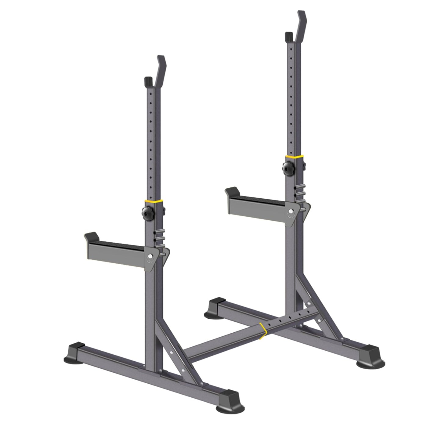 Adjustable Squat Rack,Multi-Function Barbell Rack for Weight Lifting and Home Gym Fitness Workout Portable Squat Bench Press