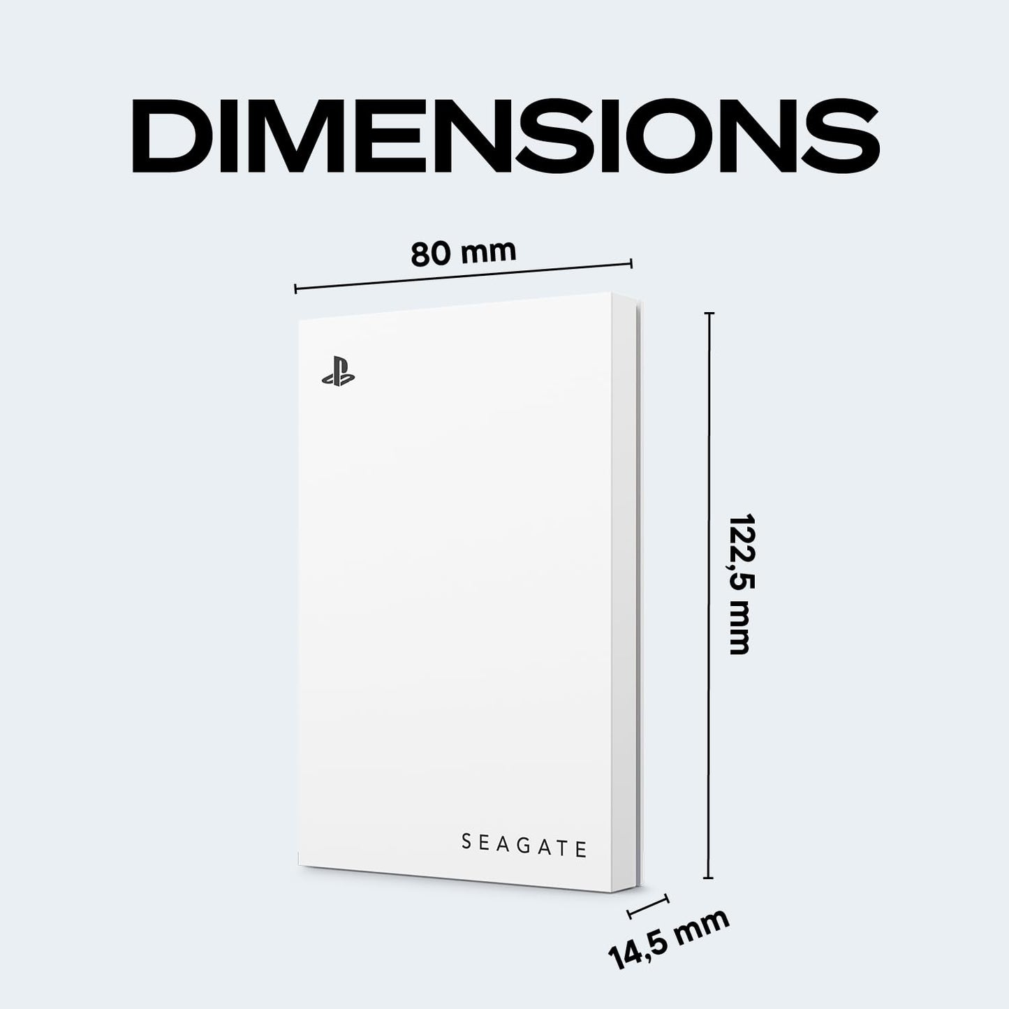 Seagate Game Drive for PlayStation® Consoles 2 TB External Hard Drive - USB 3.2 Gen 1, Officially-Licensed (STLV2000101)