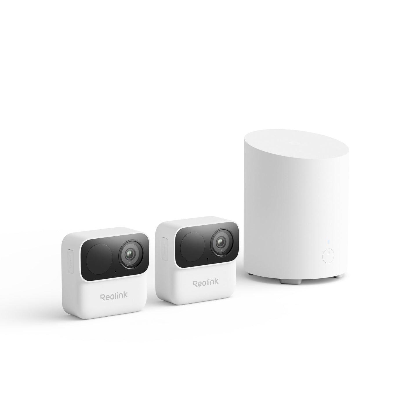 REOLINK Security Cameras Wireless Outdoor, AI Detection, Magnetic Mount, 1080p Indoor Camera, Dual-Band 2.4/5GHz WiFi, No Subscription, 9-Month Battery Life, Home Hub Mini with 2X Argus MagiCam