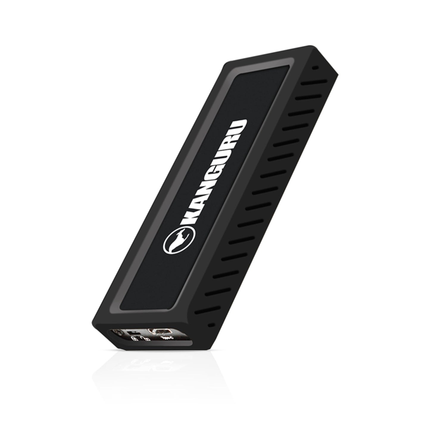 Kanguru UltraLock 1 TB USB-C M.2 NVMe - Portable External Solid State Drive – SuperSpeed+ USB 3.1 Gen 2