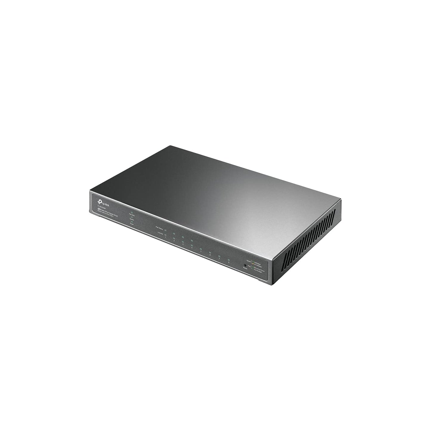 TP-Link TL-SG2008P | Jetstream 8 Port Gigabit Smart Managed PoE Switch | 4 PoE+ Port @62W | Omada SDN Integrated | PoE Recovery | IPv6 | Static Routing | L2/L3/L4 QoS |Limited Lifetime Protection