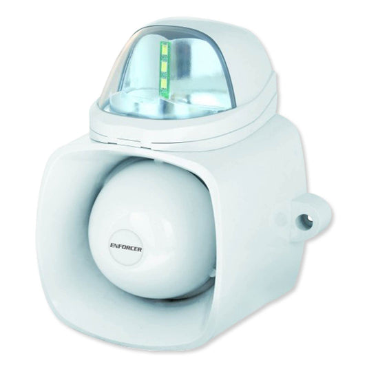 Seco-Larm SH-816S-SMQ/C Enforcer 4-in-1 Multi-Purpose Siren/Strobe, Clear
