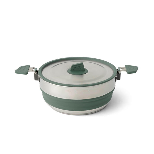 Sea to Summit Detour Stainless Steel Collapsible Pot, 3 Liters