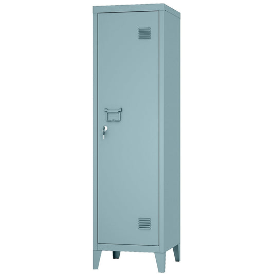 MIOCASA Metal Cabinet Home Office Storage Cabinets with Doors and Shelves Lockable File Cabinet Organizer Coat Lockers for Kids
