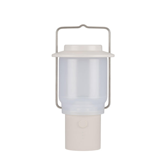 Snow Peak Mini Hozuki - Battery-Powered & Lightweight Camping Light - Portable Lantern for Soft, Ambient Light, Ivory
