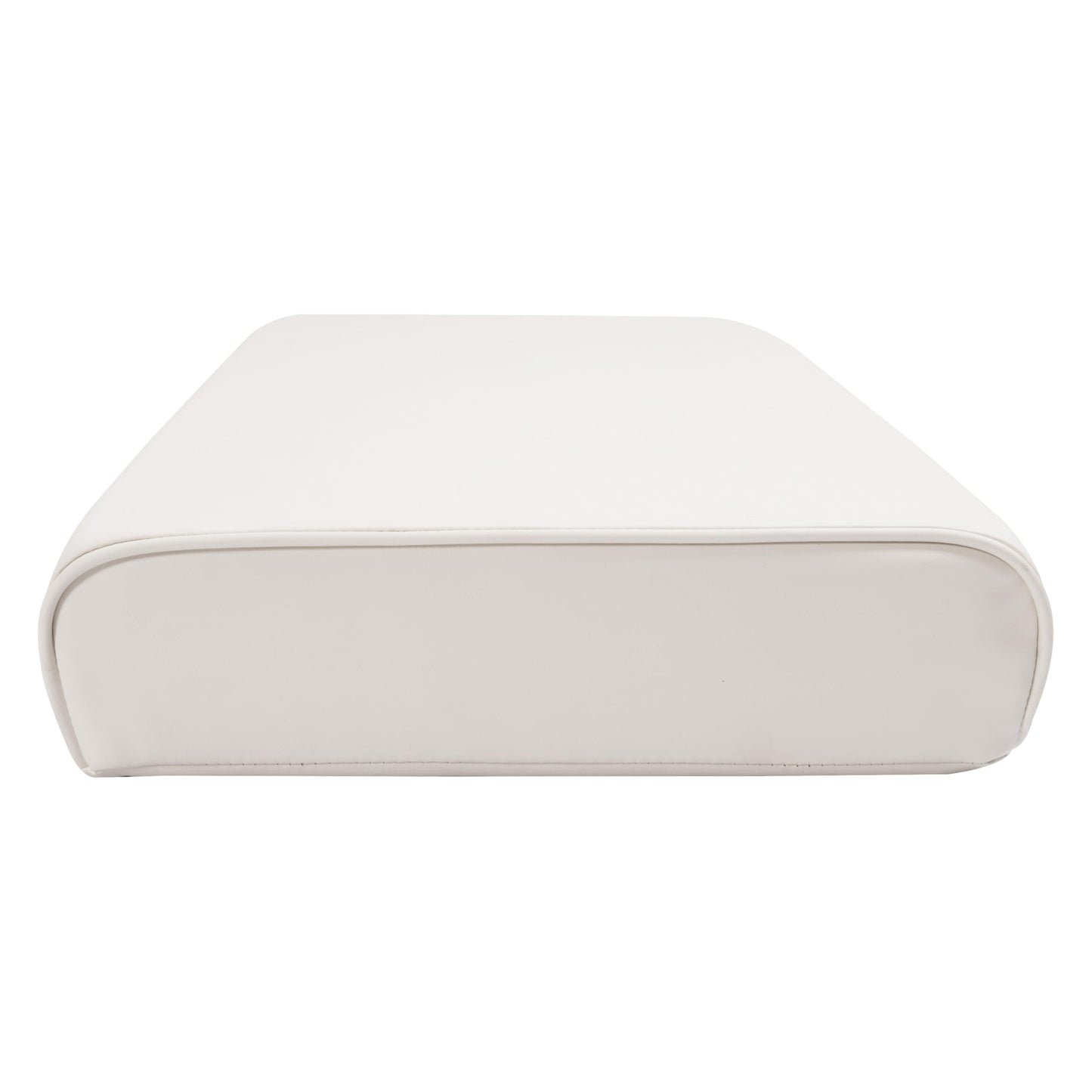 ALMULOO 8WD156-R-S Replacement Seat Bottom Cushion Compatible with 8WD156 Series 70 Quart Swingback Cooler Seat for Fishing, Pontoon Boat, Yacht Universal Pontoon Boat Parts White Plastic