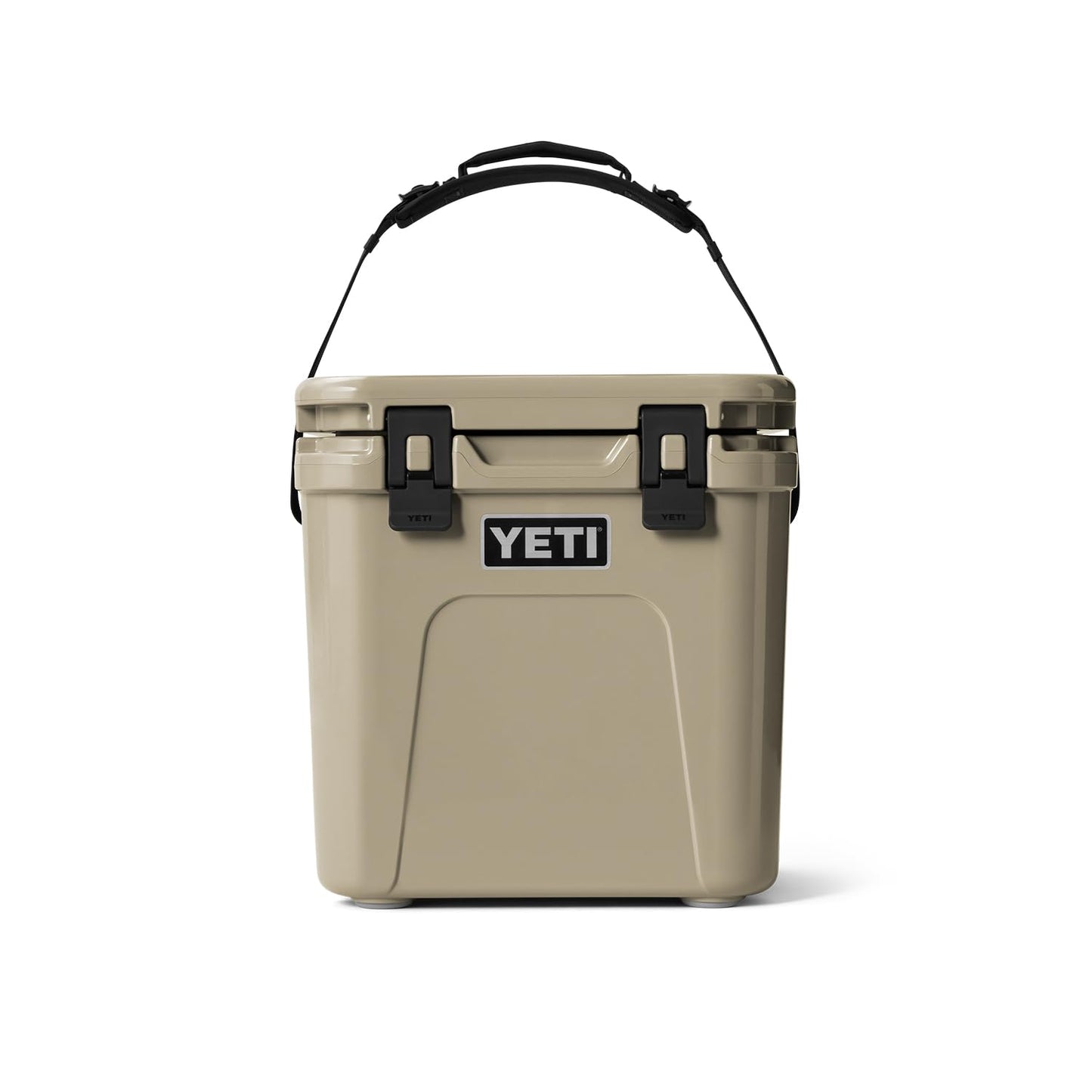 YETI Roadie 24 2.0 Hard Cooler with DoubleDuty Shoulder Strap and Drain Plug, Tan