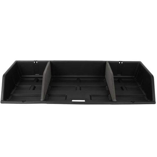 SCITOO 56" PP|Plastic Truck Bed Tool Box,Heavy Duty Crossover Storage for Most Full Size Pickups,Lockable Weatherproof Chest,Fits 56"WX10"DX10"H Truck Beds,Easy Access to Load and Unload