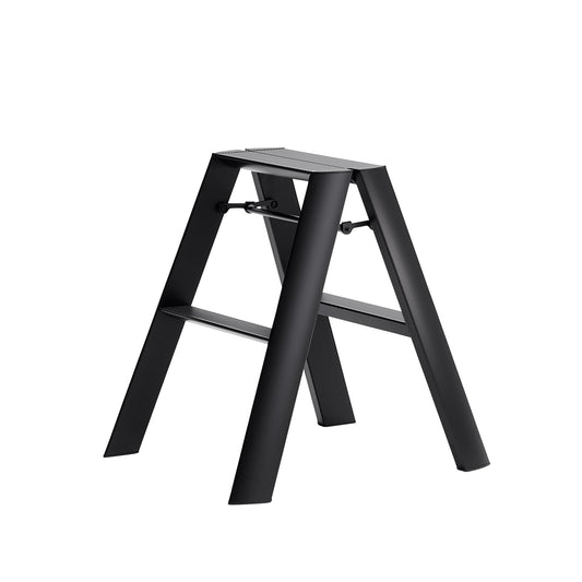 Hasegawa Ladders Lucano Step Stool, 2, Black