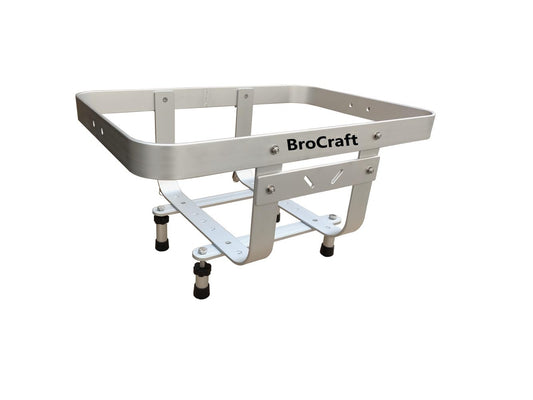 Brocraft Aluminum PWC Cargo Rack/Cooler Holder for Jet Ski /Cooler Holder Combo with Gas Plates / Jet Ski Rod Holder