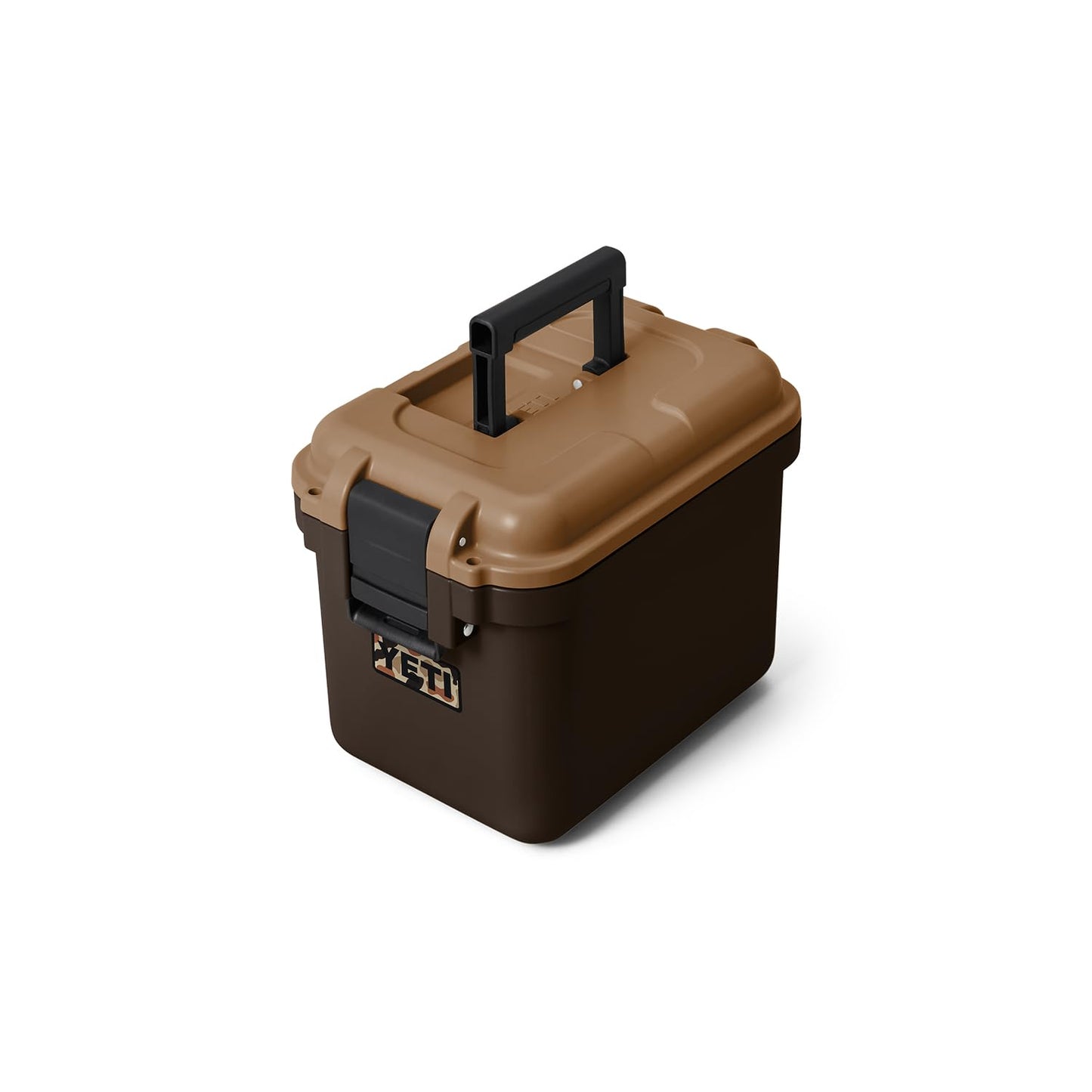 YETI LoadOut 15 GoBox Divided Waterproof Cargo Case, Dry Box, Camera Case, Fishing Tackle Box, Wetlands Brown