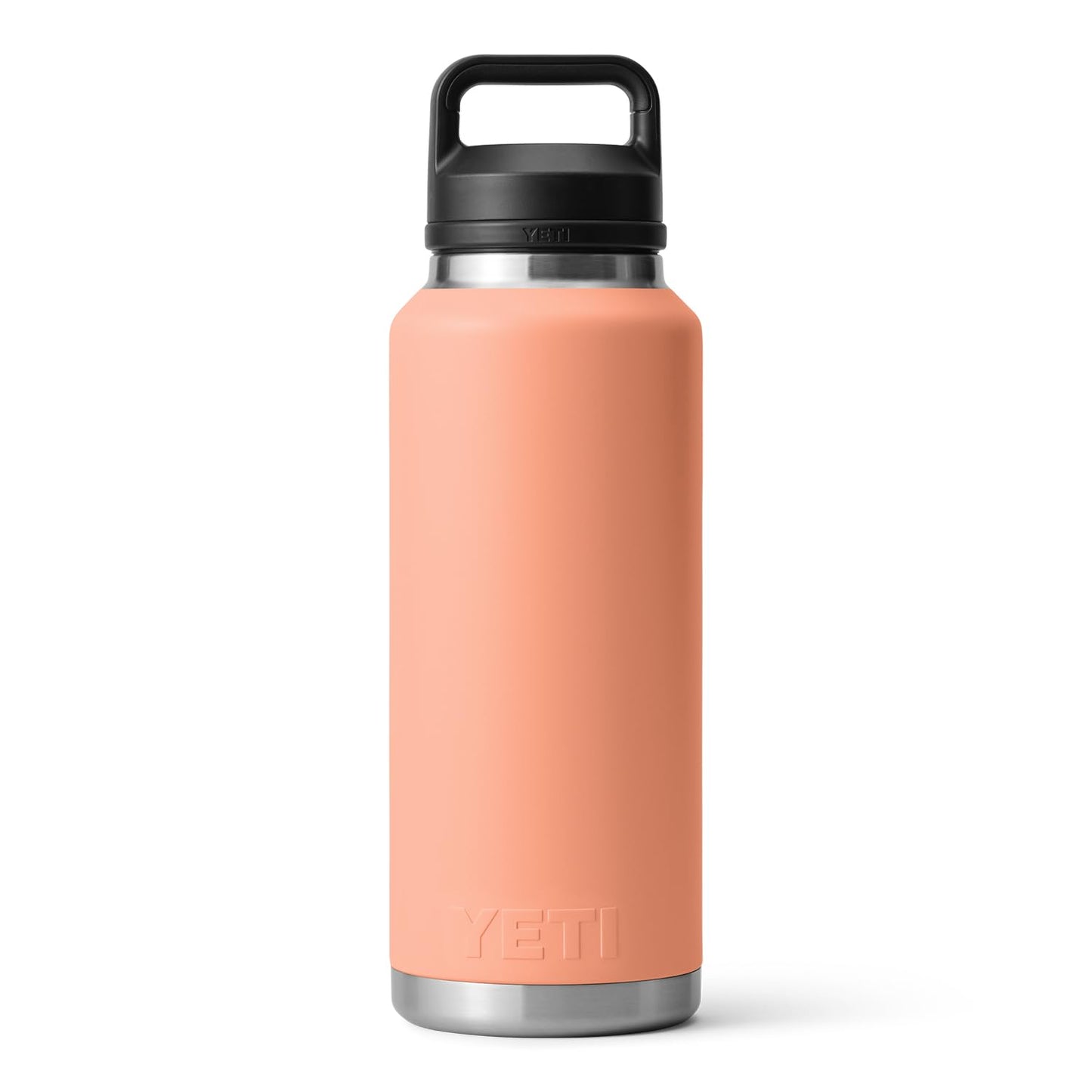 YETI Rambler 46 oz Bottle, Leakproof, Vacuum Insulated, Stainless Steel with Chug Cap, Lowcountry Peach