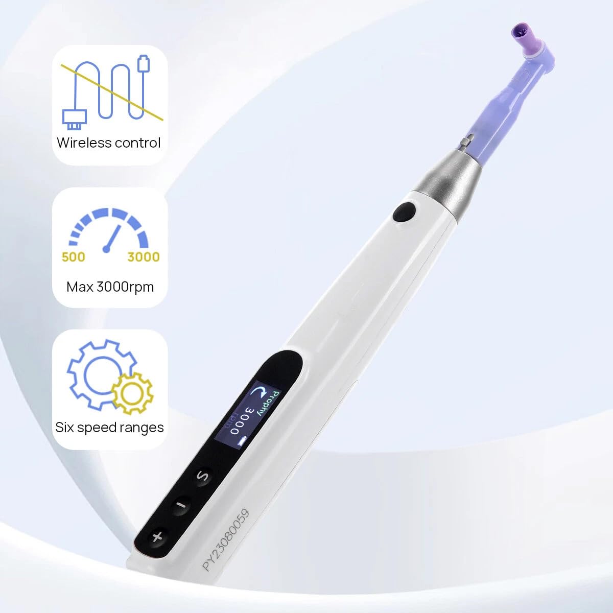 Teeth Cleaning and Bleaching, Dental Tooth Polisher, Tartar Removal, Cordless Hygiene Cleaning Cell Phones,LCD