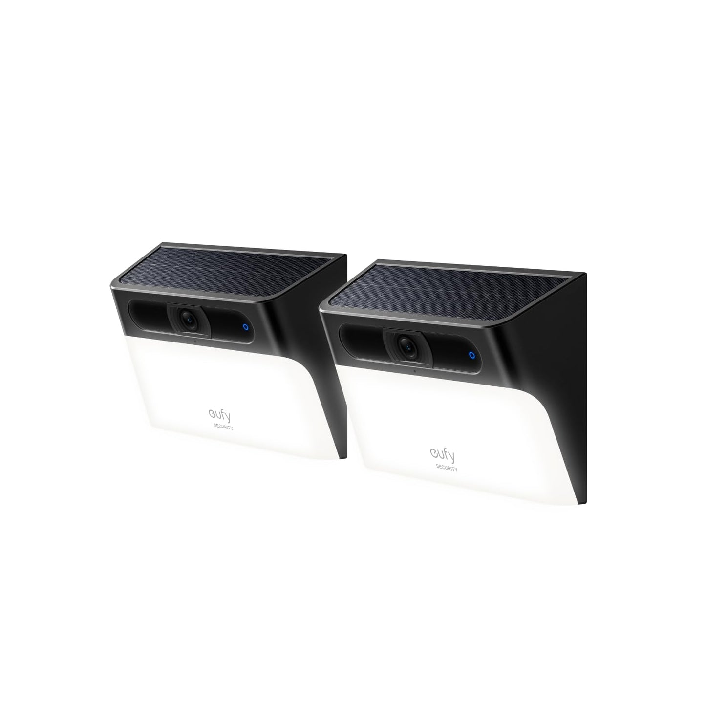 eufy Security Solar Wall Light Cam S120 (2-Pack), Solar Security Cameras Wireless Outdoor, Built-in 8GB Storage, Motion Activated Light, AI Detection, IP65 Waterproof, Spotlight, No Monthly Fee