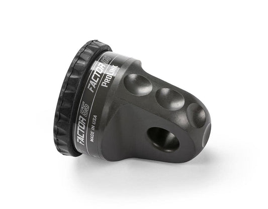Factor 55 00015-06 Prolink Original Shackle Mount Replaces Winch Hook with a Stronger Shackle D Ring Mount Max Load Rating 16,000 lb. Ideal for 4x4 Off Road Adventures - Gray