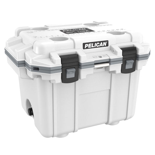 Pelican 30 Quart Elite Cooler (White/Gray)