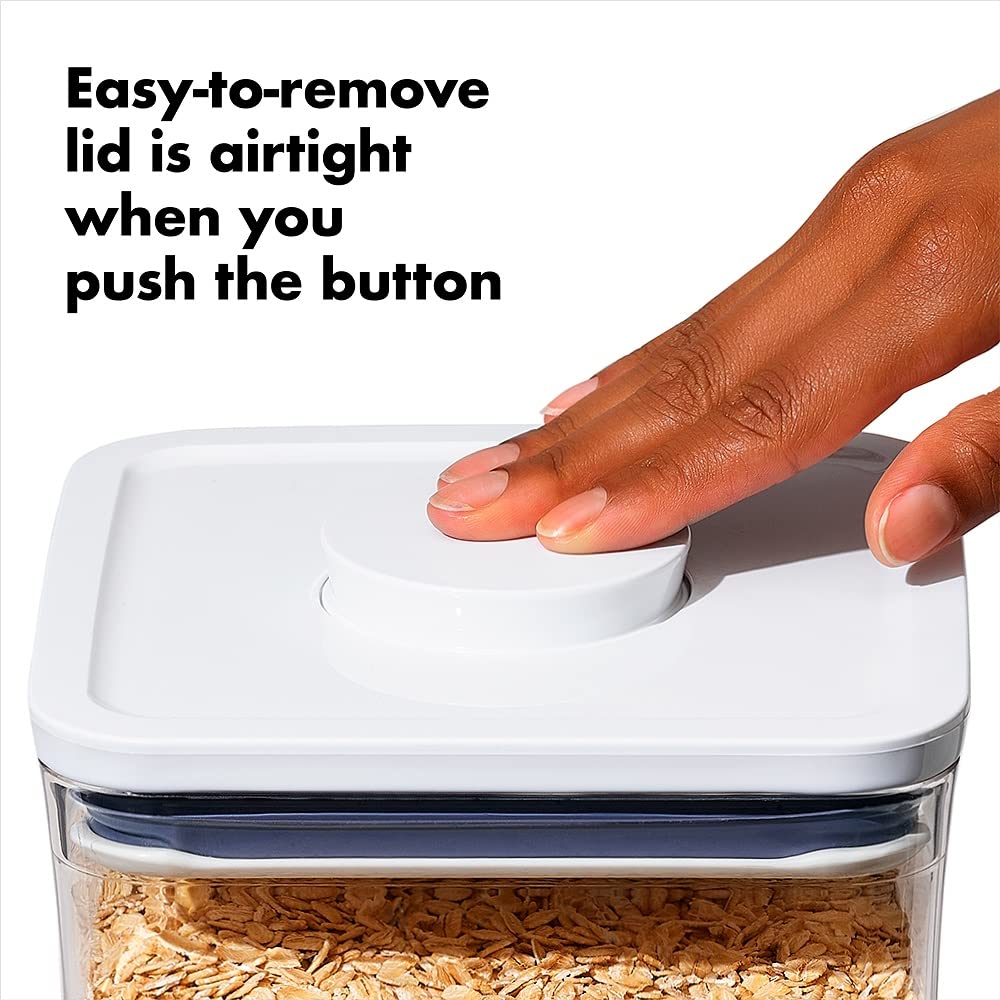 OXO Good Grips POP Container - Airtight Food Storage - 1.9 Qt for Snacks, Sugar and More (Pack of 8)