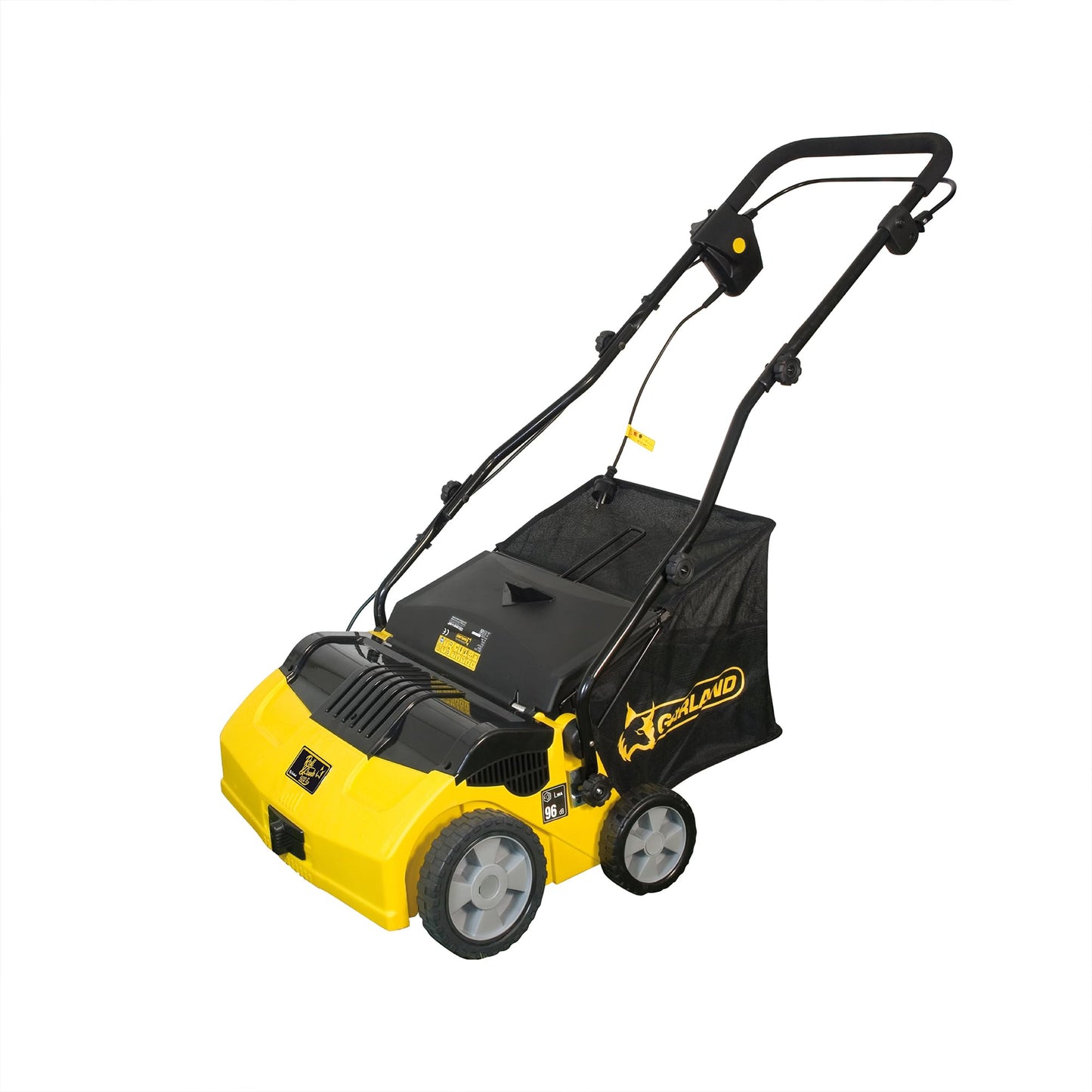 Artificial Turf Sweeper by Roll & Comb, Corded Electric Turf Comb for Synthetic Grass, 16" Working Width, 40L Leaf Collector, 1,600W Motor, Model 502e, 39.5lb