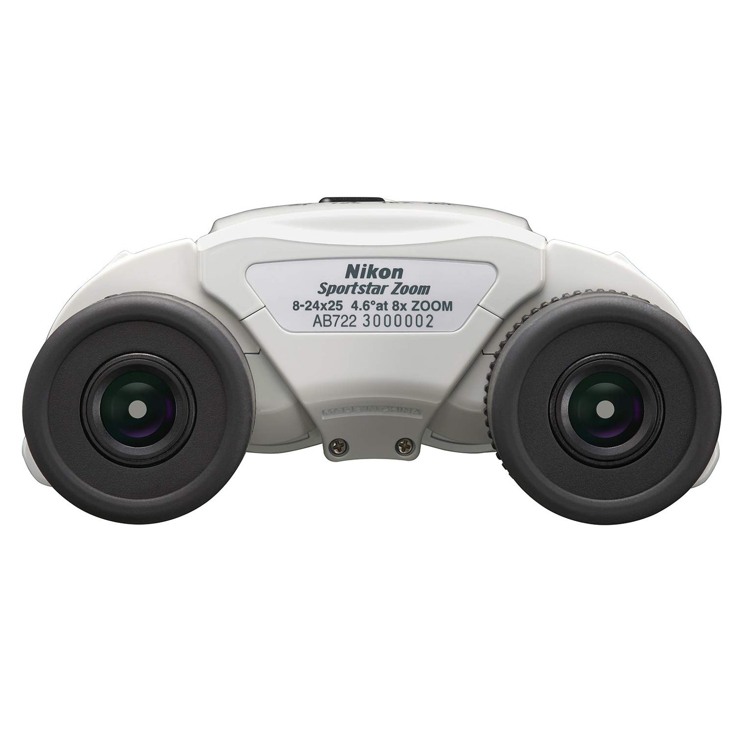 Nikon Binocular's Sportstar Zoom 8-24×25 White, Small