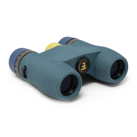 Nocs Provisions Standard Issue 10x25 Waterproof Binoculars, 10X Magnification, Bak4 Prism, Wide View Multi-Coated Lenses for Bird Watching, Hiking & Backpacking - Pacific Blue II