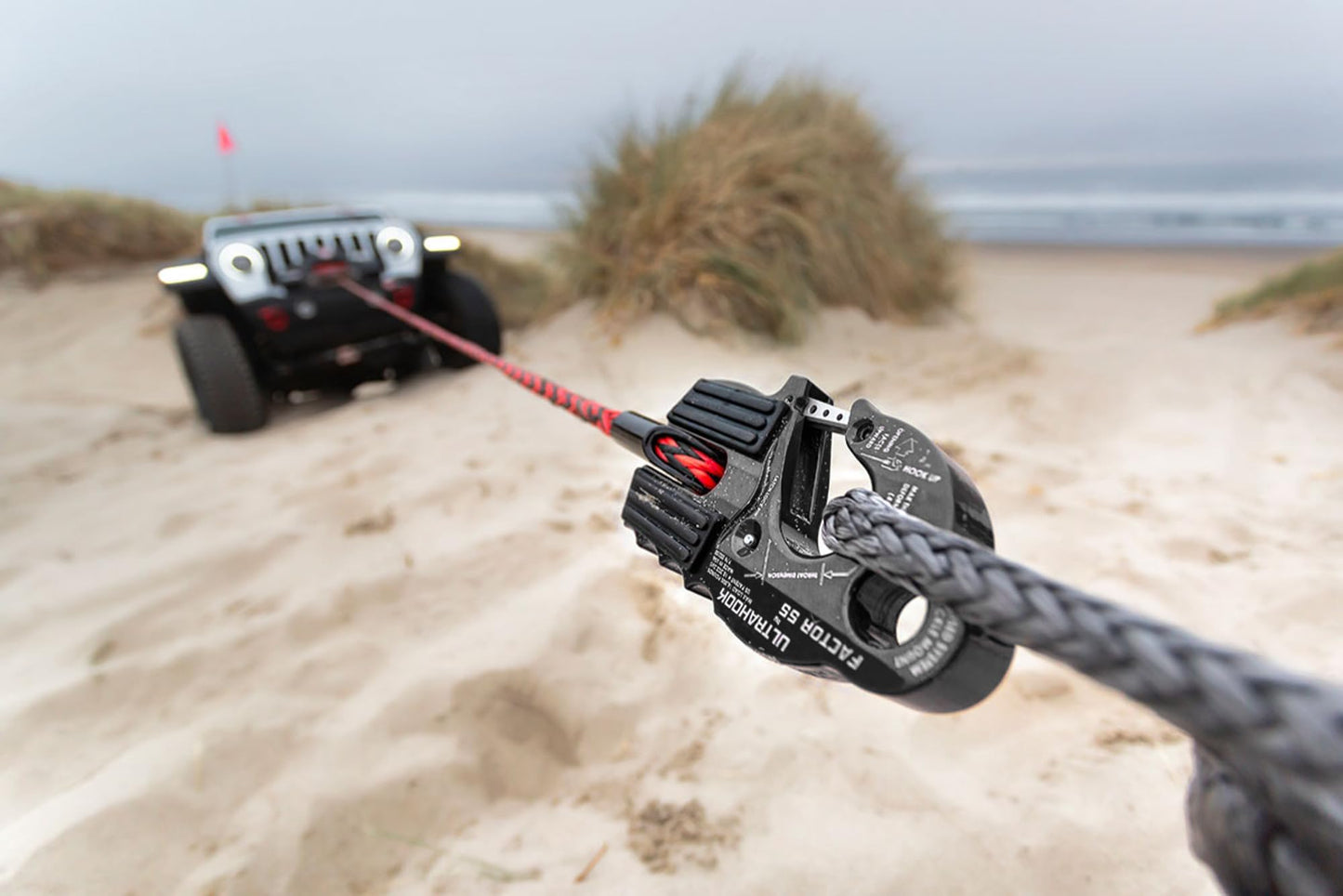 Factor 55 00250-05 Ultrahook Winch Hook Closed System Shackle Max Load 16,000 lbs ULT Strength Shackle Pin Mount 48,000 lbs Offroad 4x4 Adventure – Silver