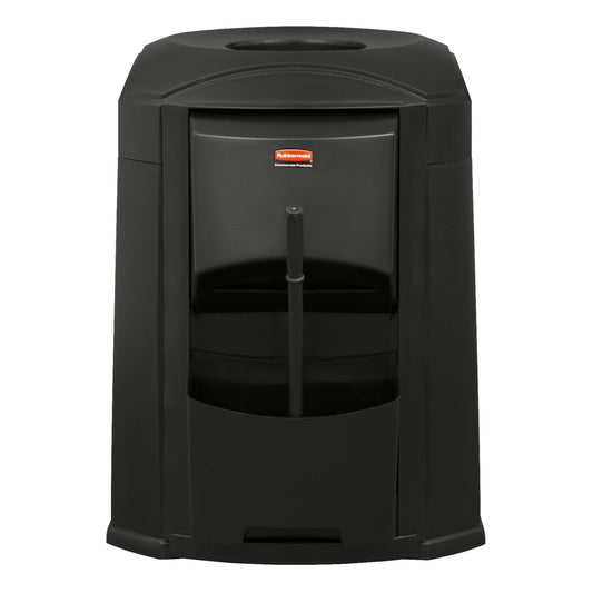 Rubbermaid Commercial Products Window Wash Kit for Landmark Series Store Front Containers, Black, Outdoor for Gas Station/Convenience Store/Store Front