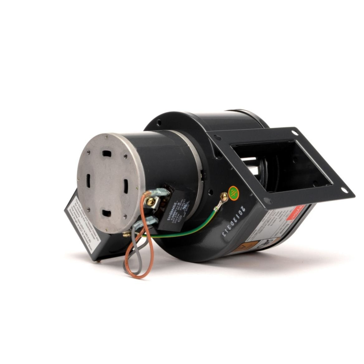 DAYTON 1TDP7 PSC Blower, Black, Draft Fan, 115 Volt, 146 CFM, Outdoor Wood Furnace Fan