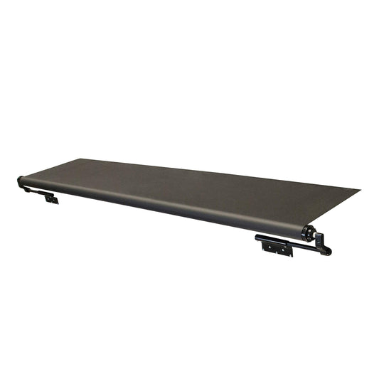 Solera 5000 Series Black Slide Topper RV Slide-Out Awning 7' (6'7" Fabric) 13.5 oz Vinyl Leak-Proof, 48" Extension, Roof, Sidewall Protection, Travel Trailer, 5th Wheel, Motorhome - V000168105