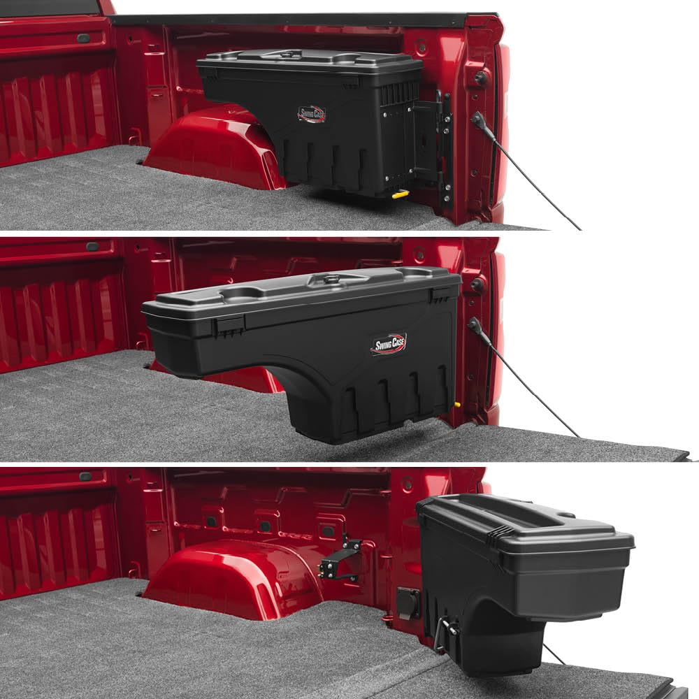RealTruck UnderCover SwingCase Truck Bed Storage Box | SC300P | Fits 2002 - 2023 Dodge Ram 1500, 2003-20 2500/3500, Passenger Side (Without RamBox)