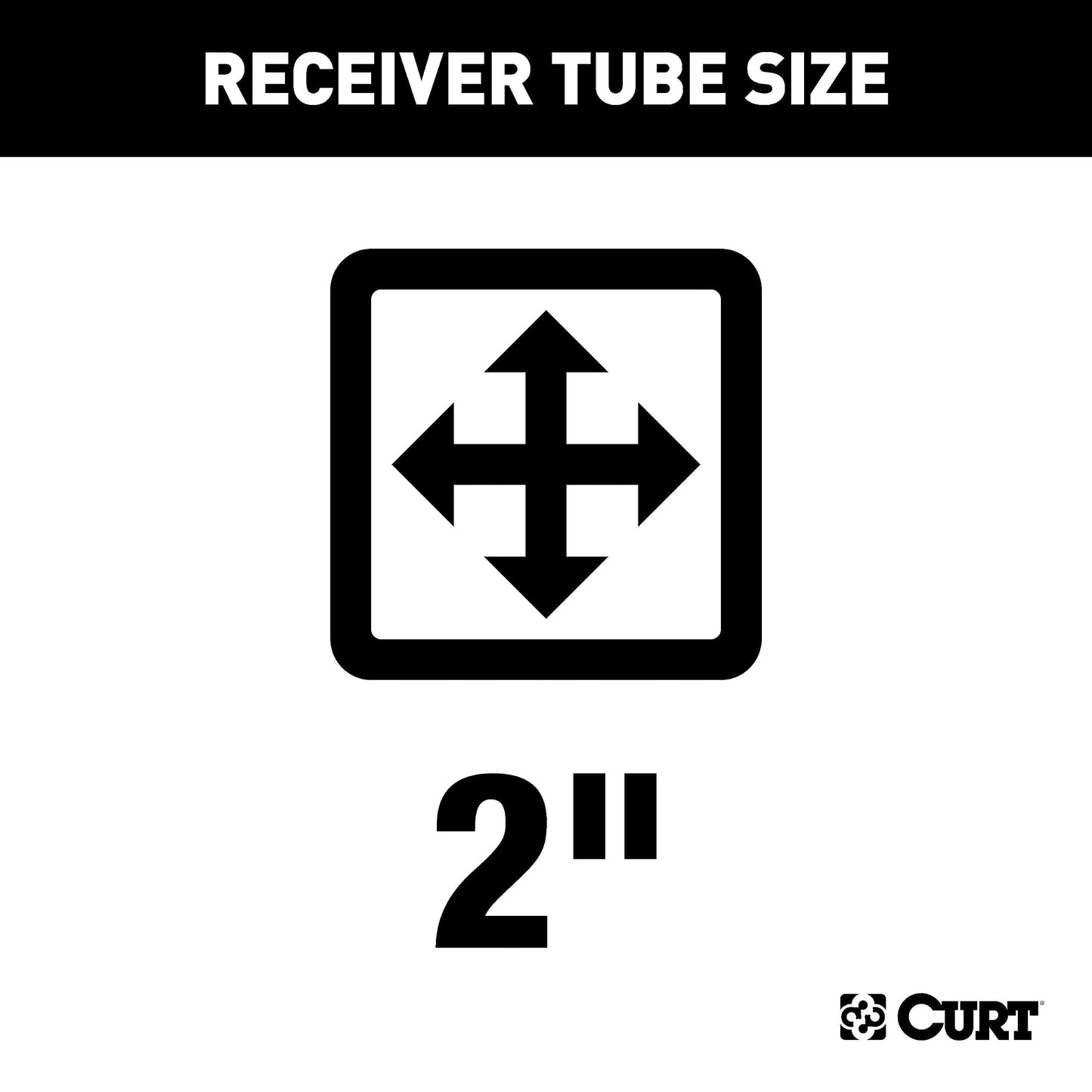 CURT 13570 Class 3 Trailer Hitch, 2-Inch Receiver, Compatible with Select Outback