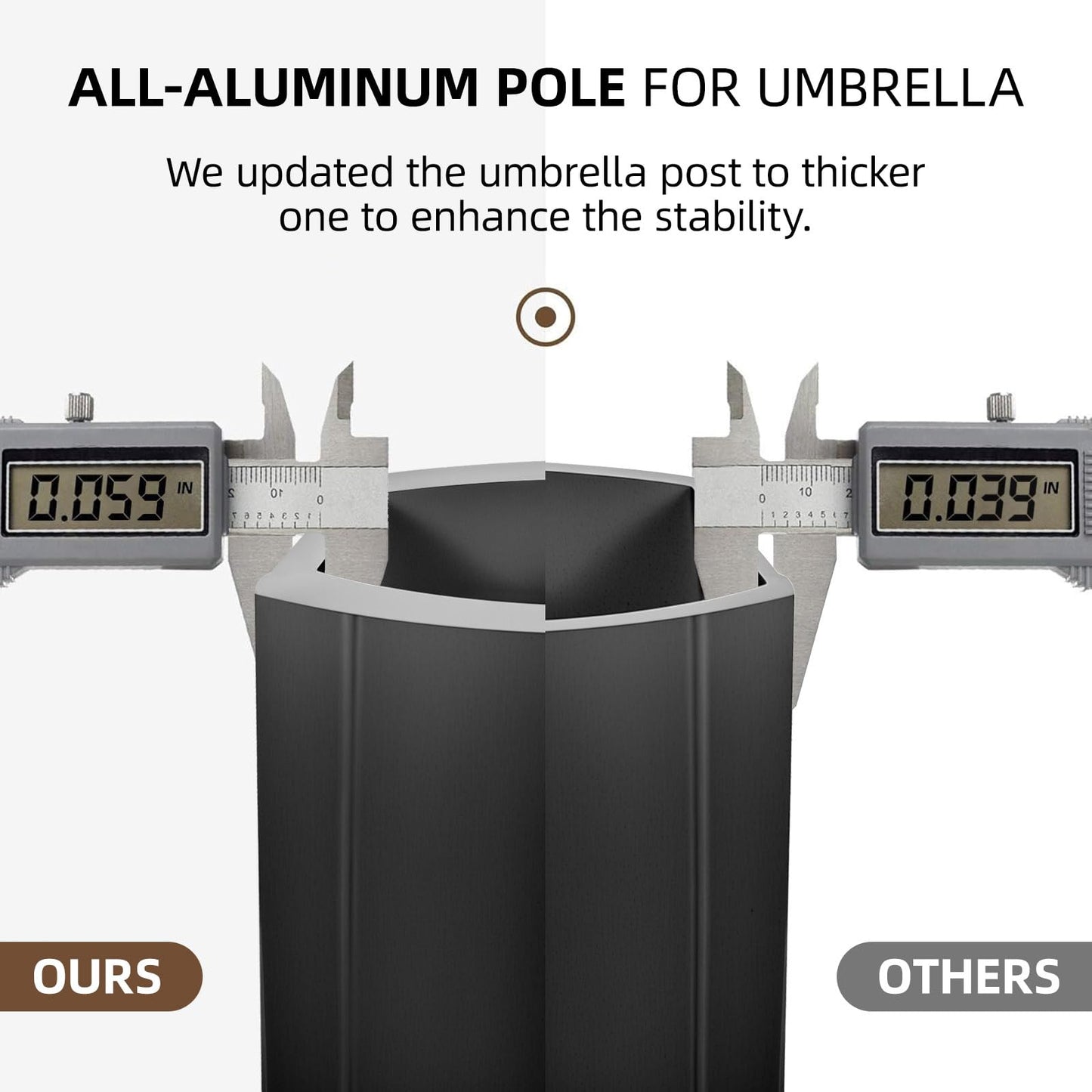 wikiwiki 11 FT Cantilever Patio Umbrella, Offset Umbrella Outdoor Patio, 6-Level 360°Rotation Heavy Duty Large Umbrella with Cross Base, Grey