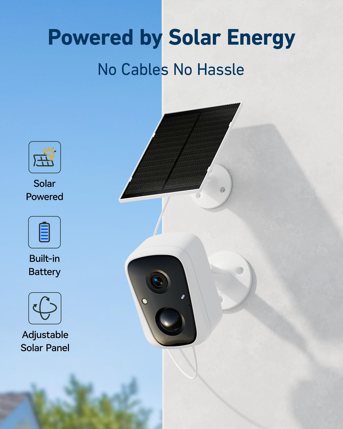 VORGUT Solar Cameras Wireless Outdoor, 4PCS 4MP Solar Powered Cameras for Home Surveillance Security System, Color Night Vision, 2.4G/5G WiFi 10CH NVR, No Monthly Fee with 128G SD Card