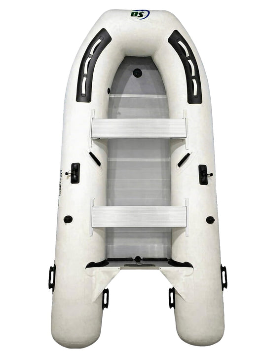 Inflatable Sport Boats Killer Whale 10.8' Aluminum Floor – Fishing Boat with Heat-Welded PVC – Inflatable Boat Easy Setup & Lightweight – 15HP Motor Compatibility – Includes Bench Seat & Carry Bag