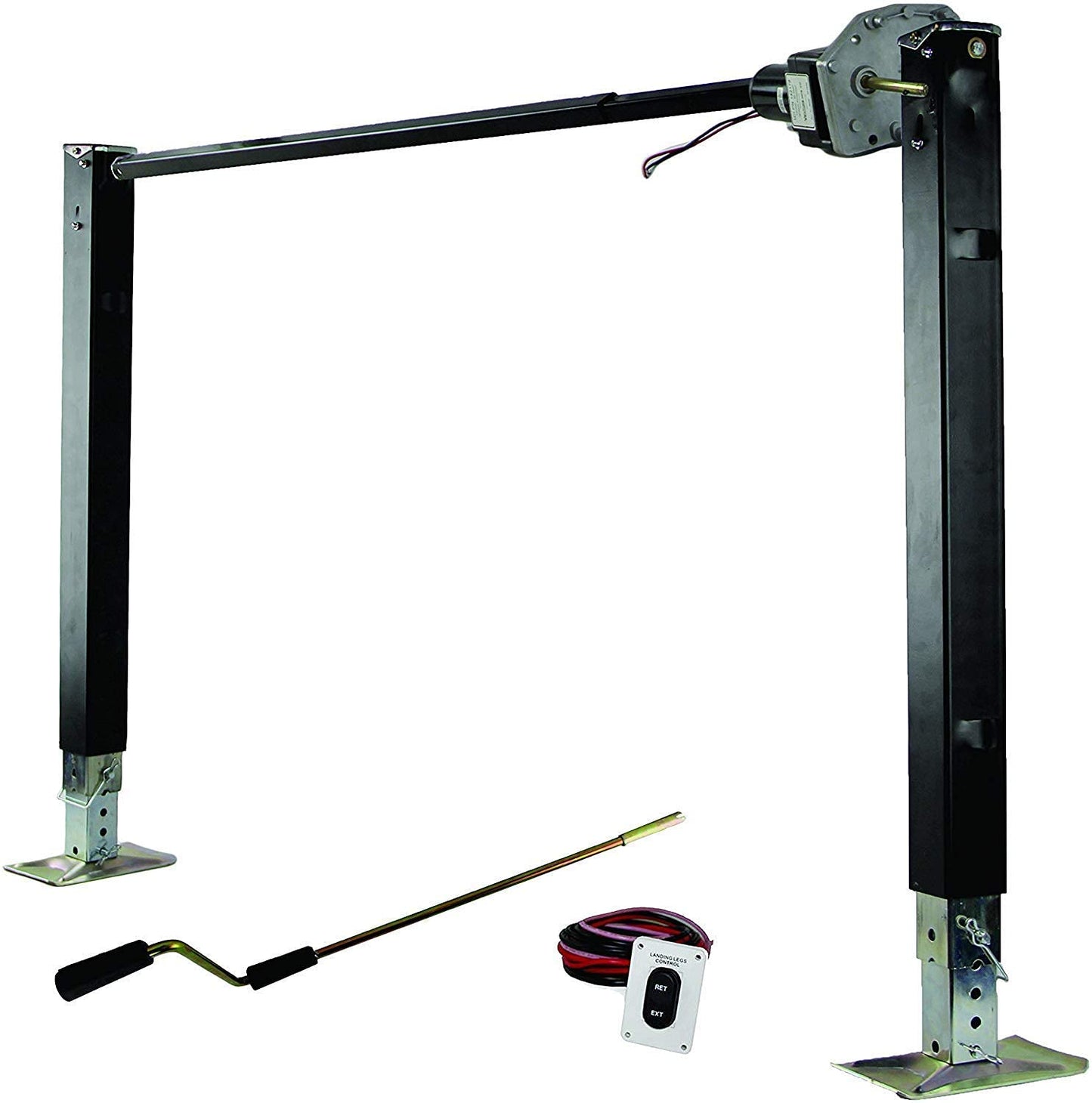 Lippert 5th Wheel Landing Gear Lead Drop Leg, 29-1/2" Universal Replacement with Snap Pin, Durable Powder-Coated Assembly - 179013