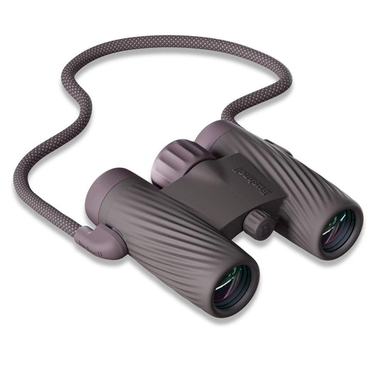 Bushnell A1 8x25 Compact Binoculars for Adults & Kids, Waterproof, Fogproof, 8X Magnification, Fully Multi-Coated Lenses & Rubber Armor - Plum Purple