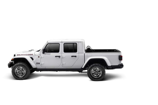 Rugged Ridge Armis Hard Rolling Tonneau Cover for Jeep Gladiator JT | Weather Resistant, Full Bed Access | 13550.23 | Fits 2020-2025 Jeep Gladiator JT with or without Trail Rails